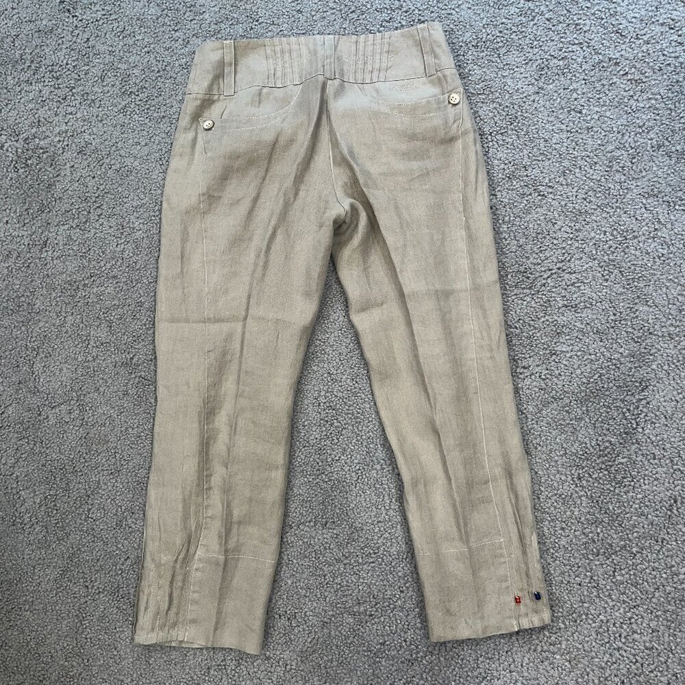 ADVENTURES DES TOILES Tribal Beaded Tapered Leg Trouser Pants Slacks - EUC - 38 - Picture 6 of 14
